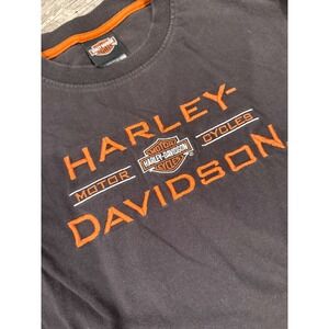 Harley Davidson Mens Long Sleeve T Shirt Spyke County Frankfort Indiana Tee